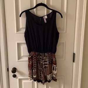 Paisley print Romper